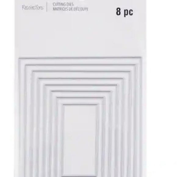 NWT Nesting Rectangles Thin Metal Die Set by Recollections 655919 SEALED - Picture 2 of 5